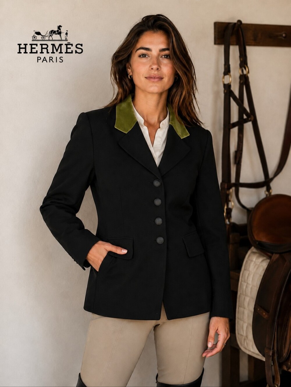 Vintage Hermès Equestrian Riding Jacket